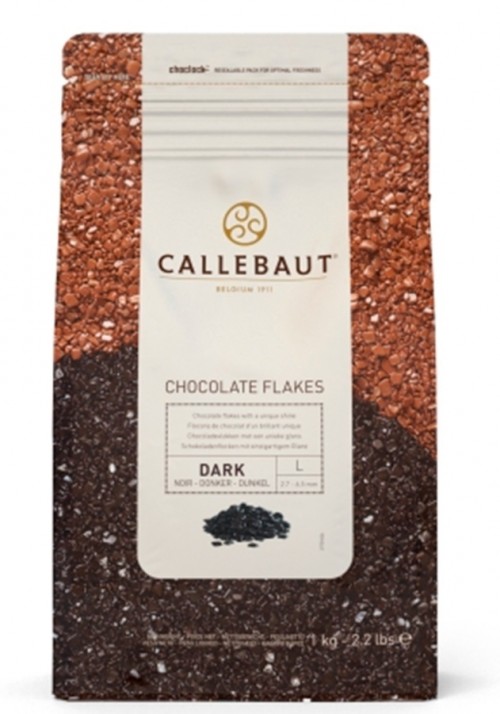 Chocolate Amargo em Flocos L 2,7 - 6,5mm 1kg - Barry Callebaut