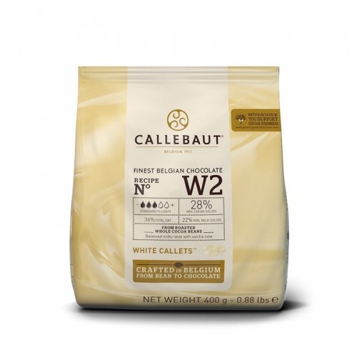 Chocolate Branco em Gotas com 28% de Cacau 400g - Barry Callebaut