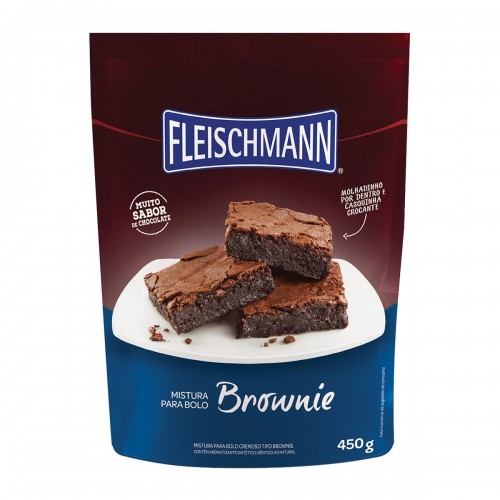 Mistura para Bolo Brownie 450g - Fleischmann