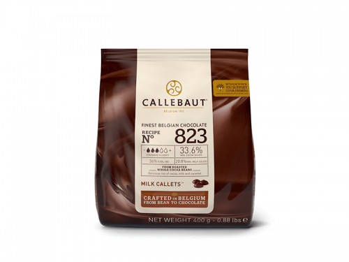 Chocolate ao Leite em Gotas 33,6% Cacau nº 823 400g - Barry Callebaut