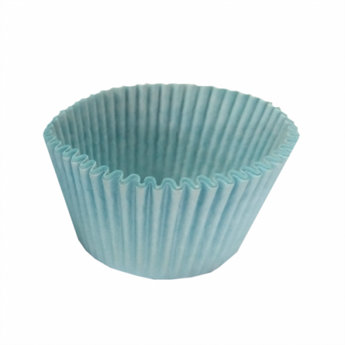 Forminha Cupcake Azul C/75Un - Flopel