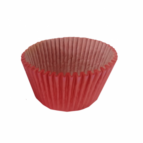 Forminha Cupcake Vermelha C/75Un - Flopel