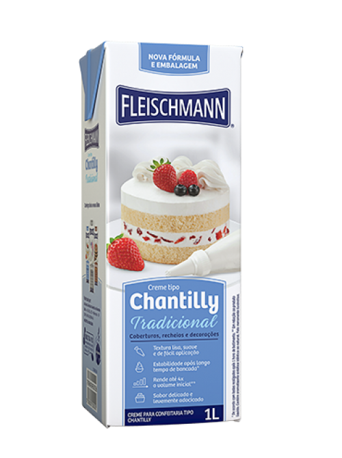 Creme Tipo Chantilly Tradicional 1L - Fleischmann