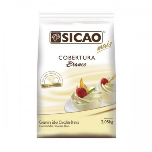 Cobertura Sicao Gotas Sabor Chocolate Branco 2.05Kg - Barry Callebaut