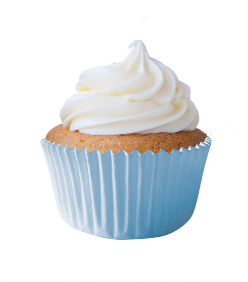 Forma Especial para Mini Cupcakes N02 Azul Bebê  - Mago