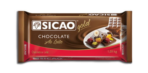 Barra Chocolate ao Leite 1,01kg Sicao Gold - Barry Callebaut