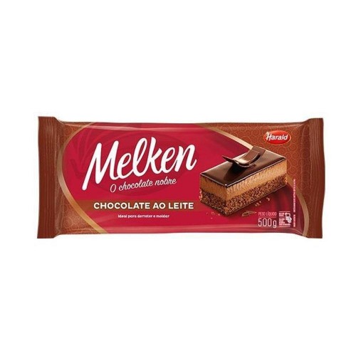 Barra Chocolate ao Leite Melken 500g - Harald