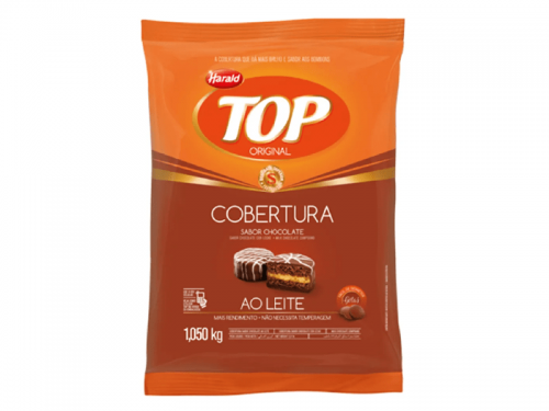 Cobertura Top Gotas Fracionada Sabor Chocolate ao Leite 1,050kg - Harald