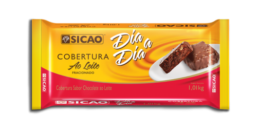 Barra Cobertura Fracionada Sabor Chocolate ao Leite 1,01kg Sicao - Barry Callebaut