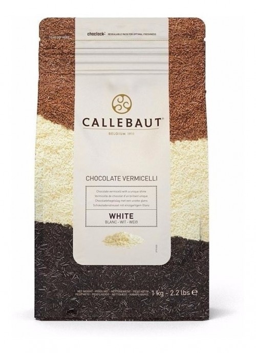 Granulado de Chocolate Branco 1kg - Barry Callebaut