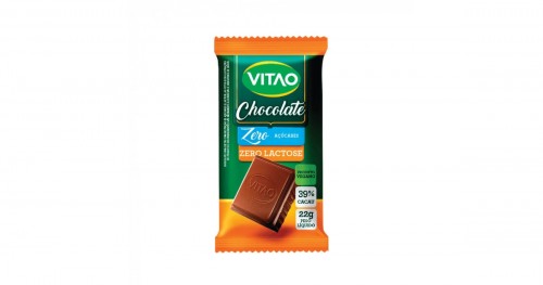 Chocolate Zero Açúcares e Zero Lactose 39% Cacau 22g 