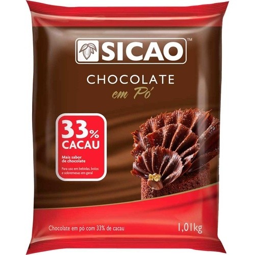 Chocolate em Pó Sicao 33% 1,01Kg - Barry Callebaut