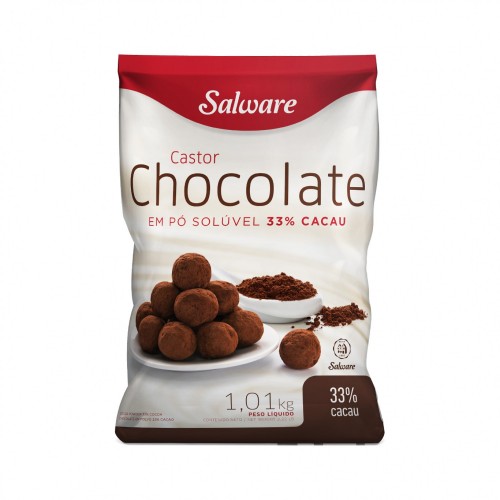 Chocolate em Pó 33% Cacau 1,01kg - Salware