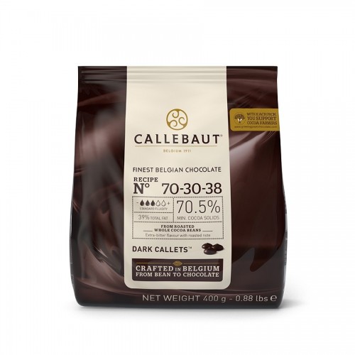 Chocolate Amargo em Gotas com 70,5% de Cacau 400g - Barry Callebaut