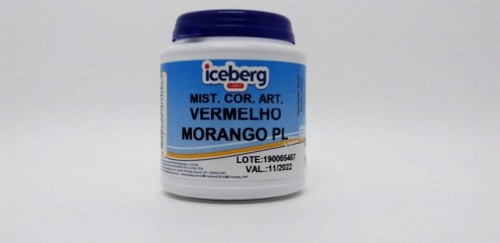 Corante Artificial Vermelho Morango PL 100g - Iceberg Chef