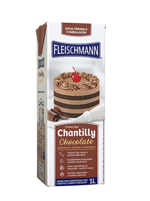Creme Tipo Chantilly Chocolate - Fleischmann