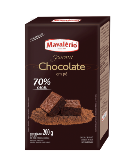 Chocolate em Pó 70% Cacau 200g - Mavalério
