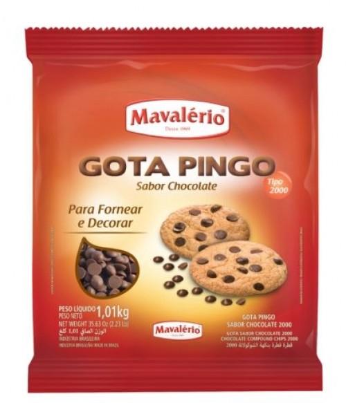 Gota Pingo Sabor Chocolate 2000 1,01Kg - Mavalério