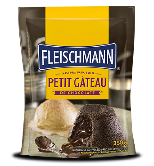 Mistura para Bolo Petit Gâteau 350g - Fleischmann