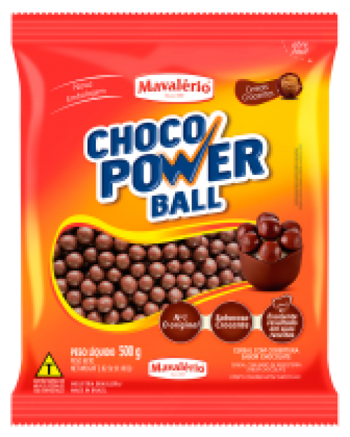Choco Power Ball Sabor Chocolate 500g - Mavalério