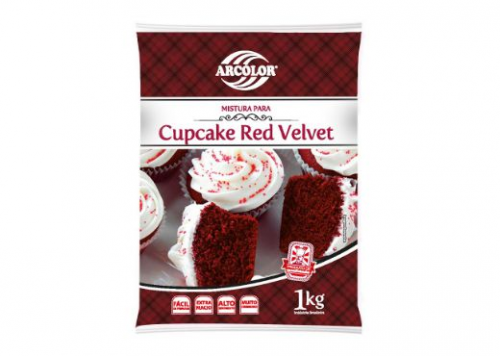 Mistura para Cupcake Red Velvet - Arcolor