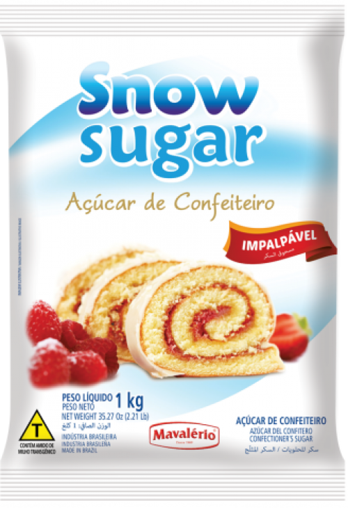 Açúcar Confeiteiro Impalpável 1Kg - Mavalério