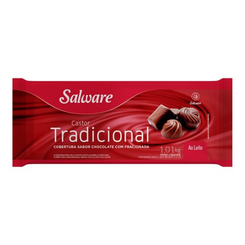 Cobertura Tradicional ao Leite Chocolate com Fracionada 1,01kg - Salware